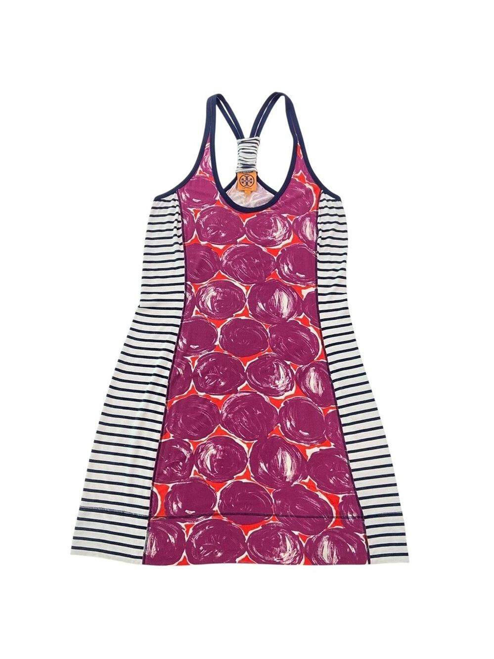 Tory Burch Alyson Dress Small Racerback Resort Vacation Beach Preppy Coastal